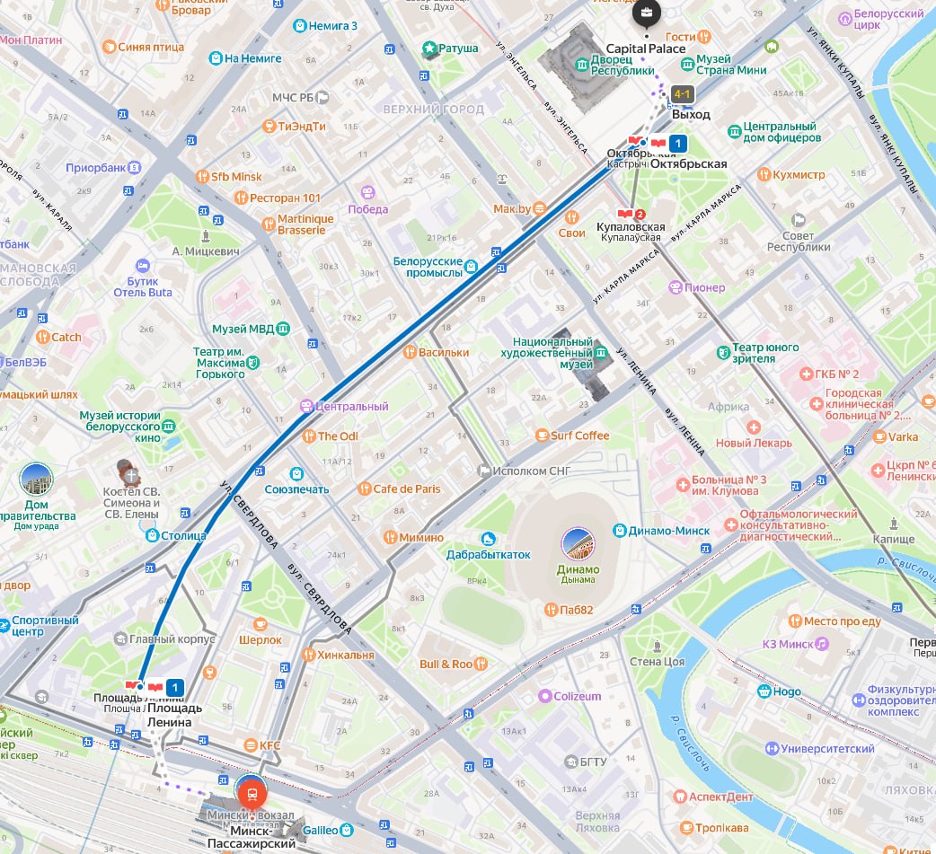 Карта проезда